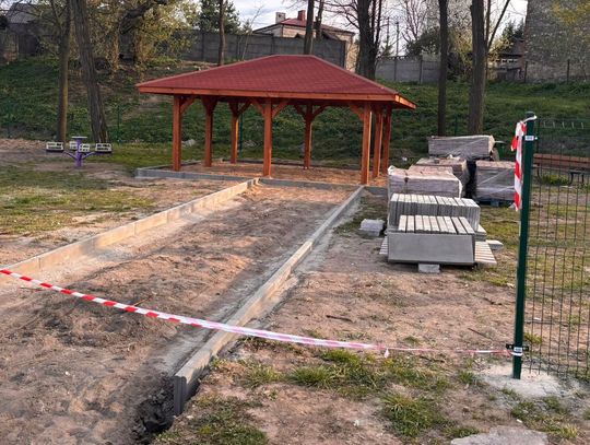 Rekreacyjny teren przy ulicy Kolejowej zagospodarowany