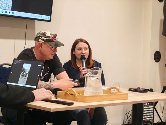 Tomasz Zienkowski opowiadał o rowerowych podróżach