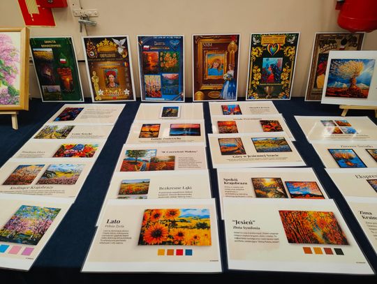 Wernisaż Danuty Banaszewskiej w ODS Malwa. Cztery pory roku w malarskiej opowieści