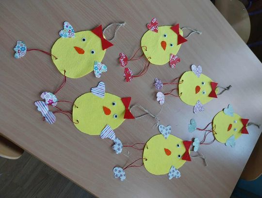 Plakat kiermaszu wielkanocnego w przedszkolu