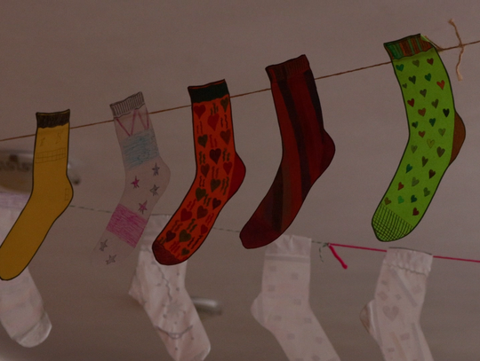 Wyjątkowy pokaz mody. Kolorowe skarpetki i ważny przekaz