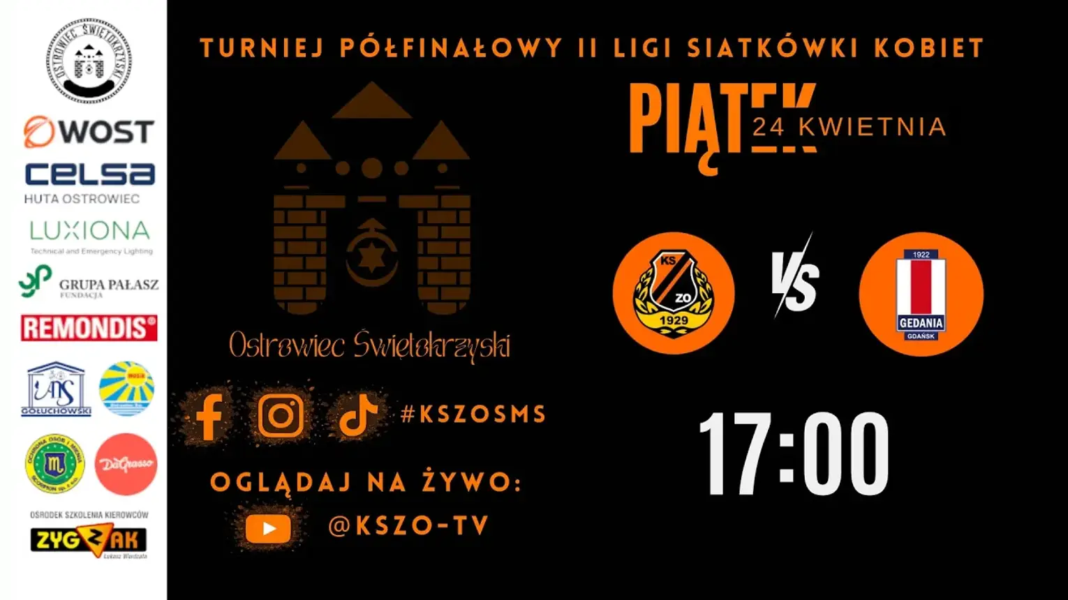 KSZO SMS Ostrowiec Świętokrzyski - Gedania Politechnika Gdańsk | Turniej półfinałowy II Ligi Kobiet