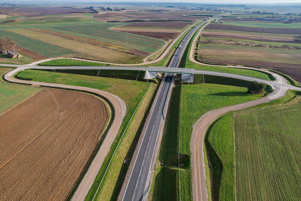 19 km nowych dróg krajowych w województwie świętokrzyskim. GDDKiA podsumowała 2025 rok