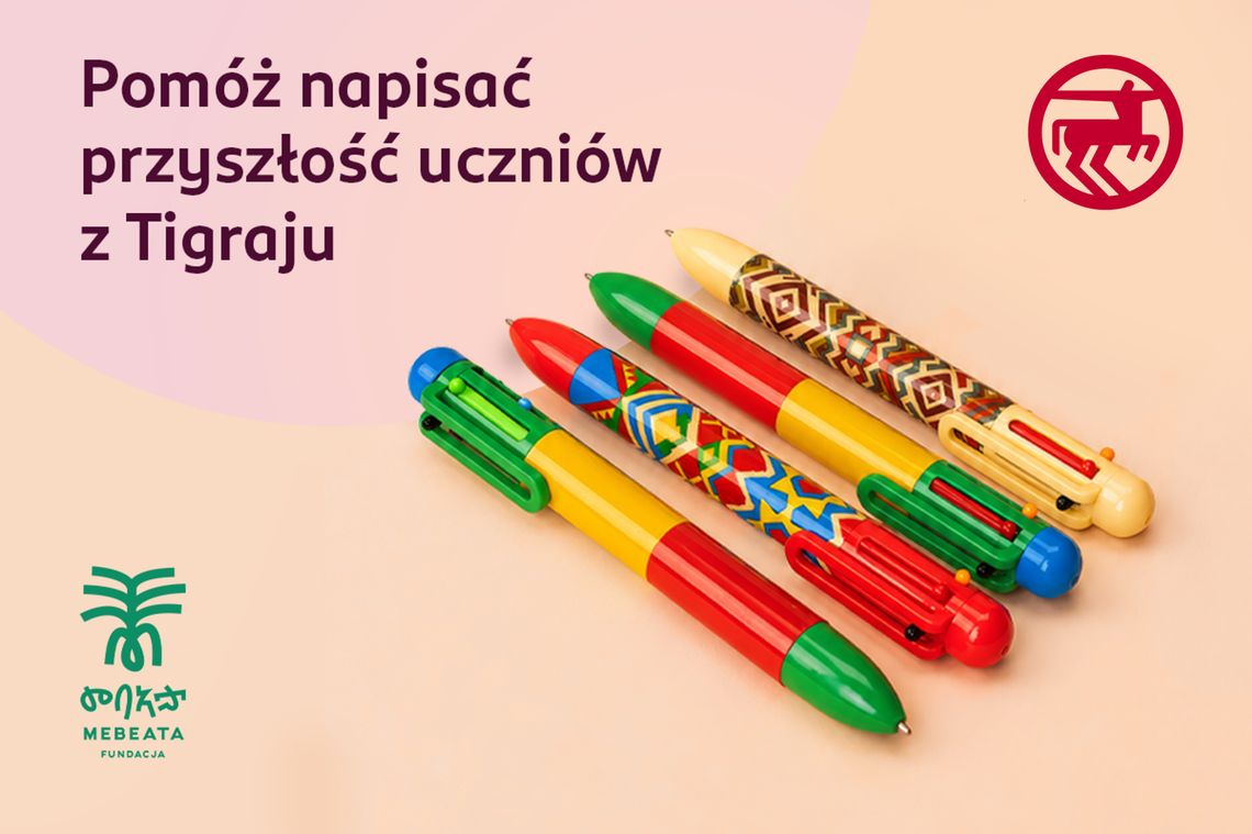 50 tys. długopisów na budowę szkoły w Tigraju 50 tys. długopisów na budowę szkoły w Tigraju