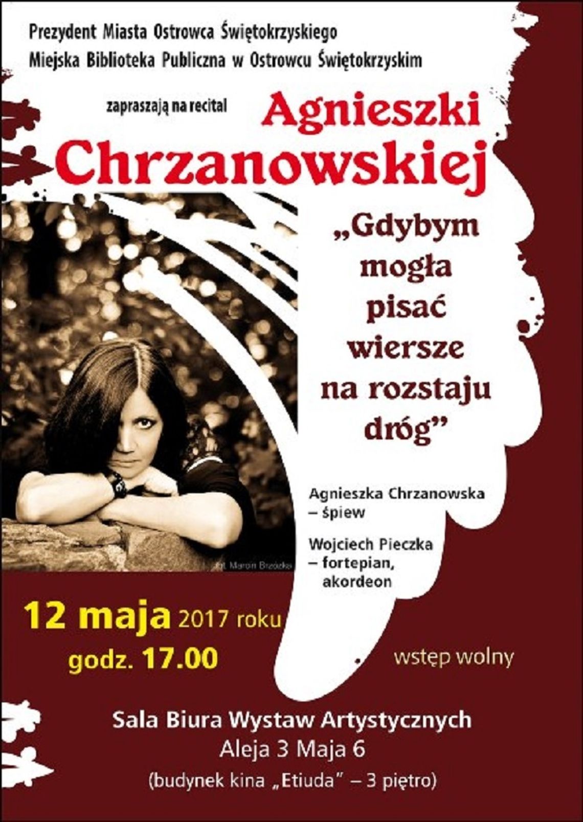 Agnieszka Chrzanowska zaśpiewa w Ostrowcu Św.