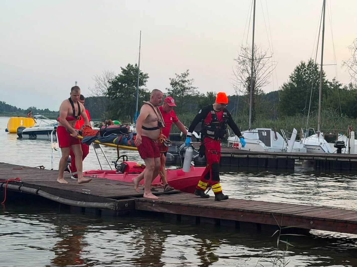 Akcja ratunkowa nad Zalewem Cedzyna