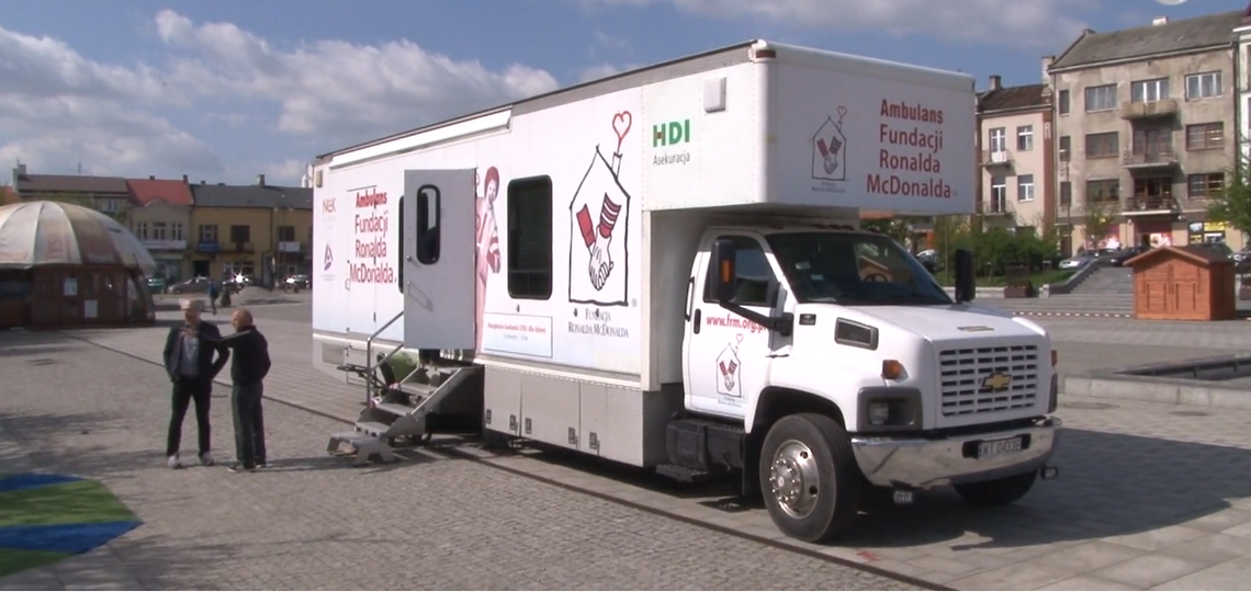 Ambulans fundacji Ronalda McDonalda przyjedzie do Ostrowca  