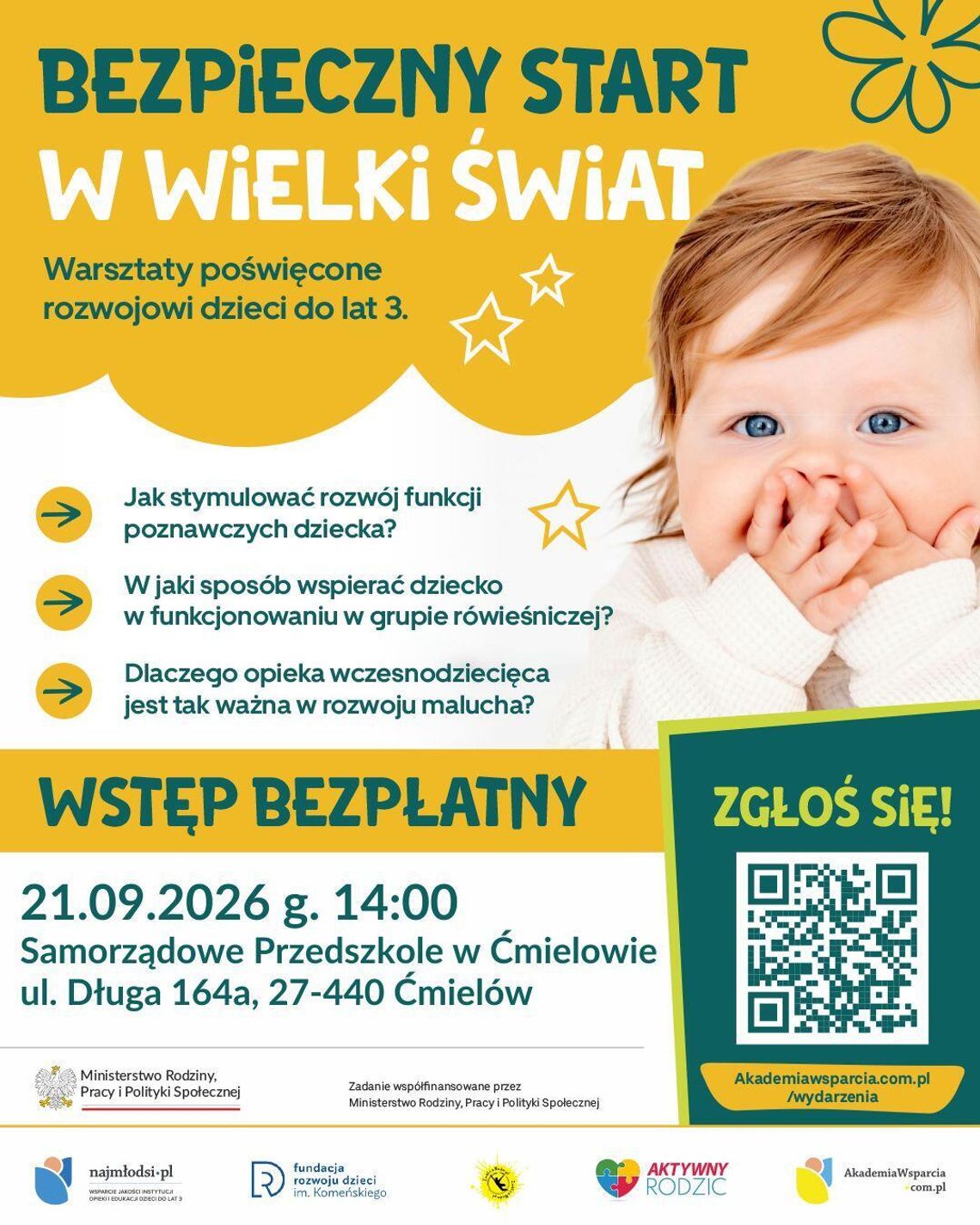 Bezpłatne warsztaty dla rodziców w Ćmielowie