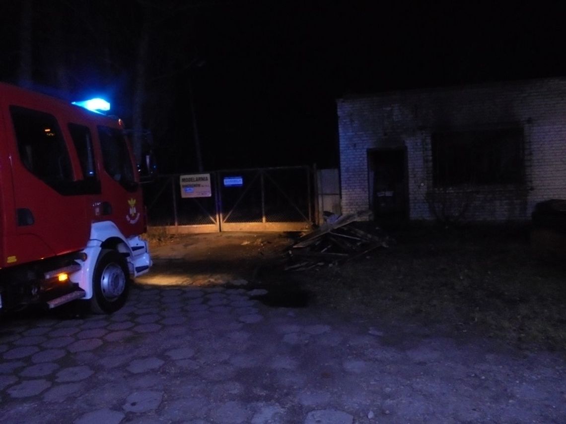Bodzechów: Pożar pustostanu przy ulicy Cegielnianej