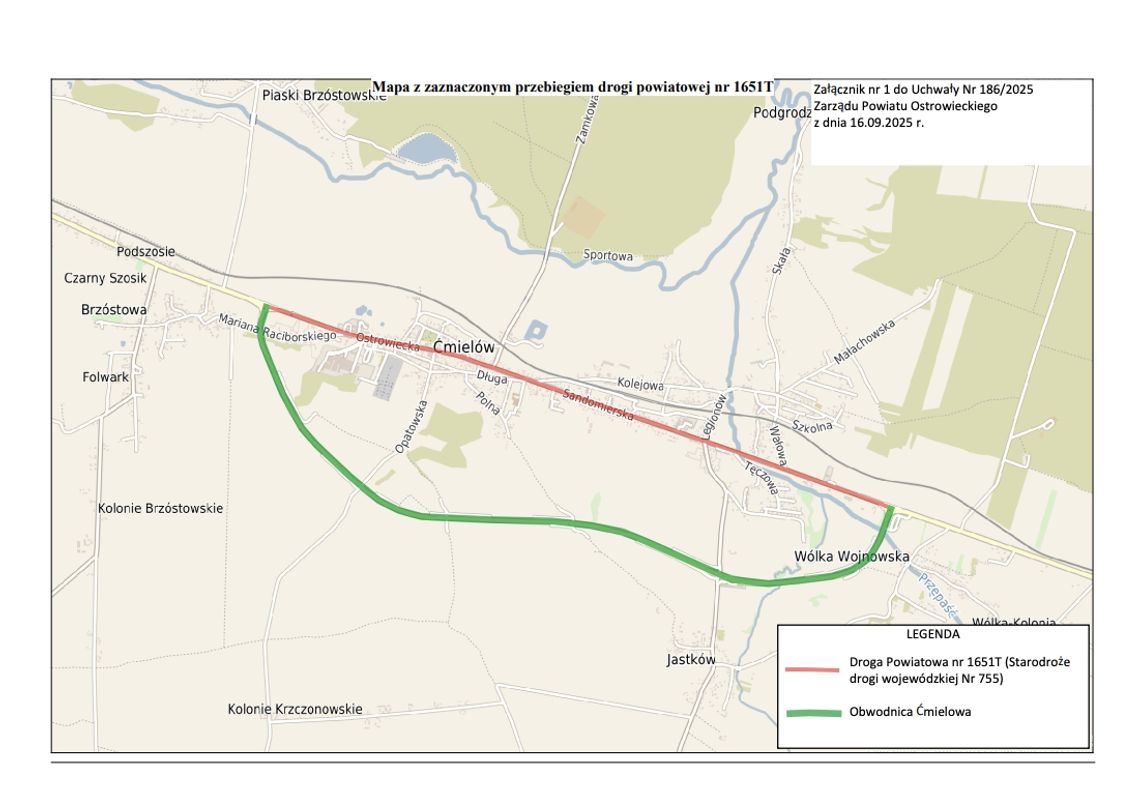 Ćmielów mówi: najpierw remont, potem przekazanie drogi