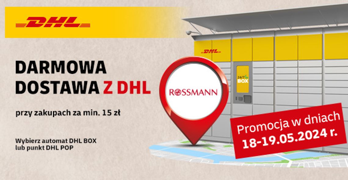 Darmowa dostawa na wszystkie produkty z przewoźnikiem DHL