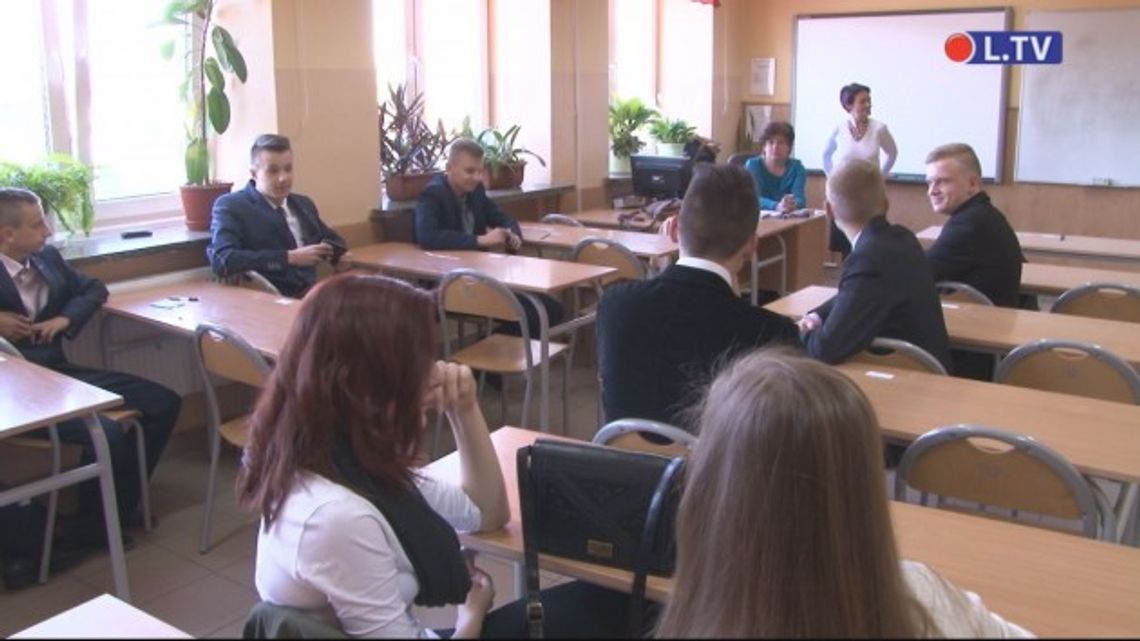 Gimnazjaliści egzaminowani