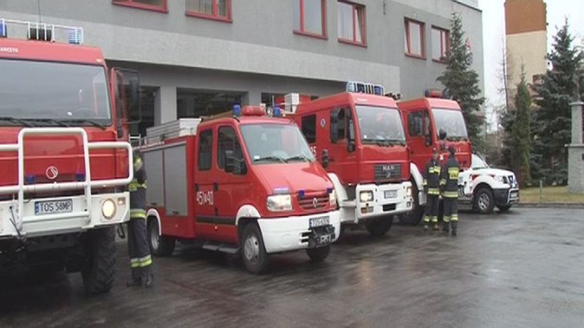 Głośny protest strażaków