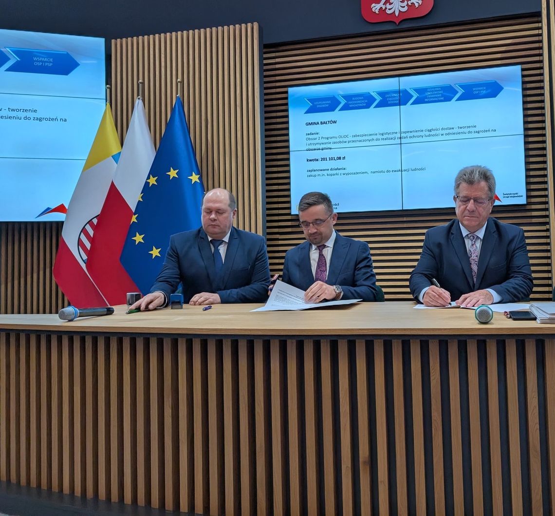 Gmina Bałtów otrzyma 201 tysięcy złotych na minikoparkę i lawetę