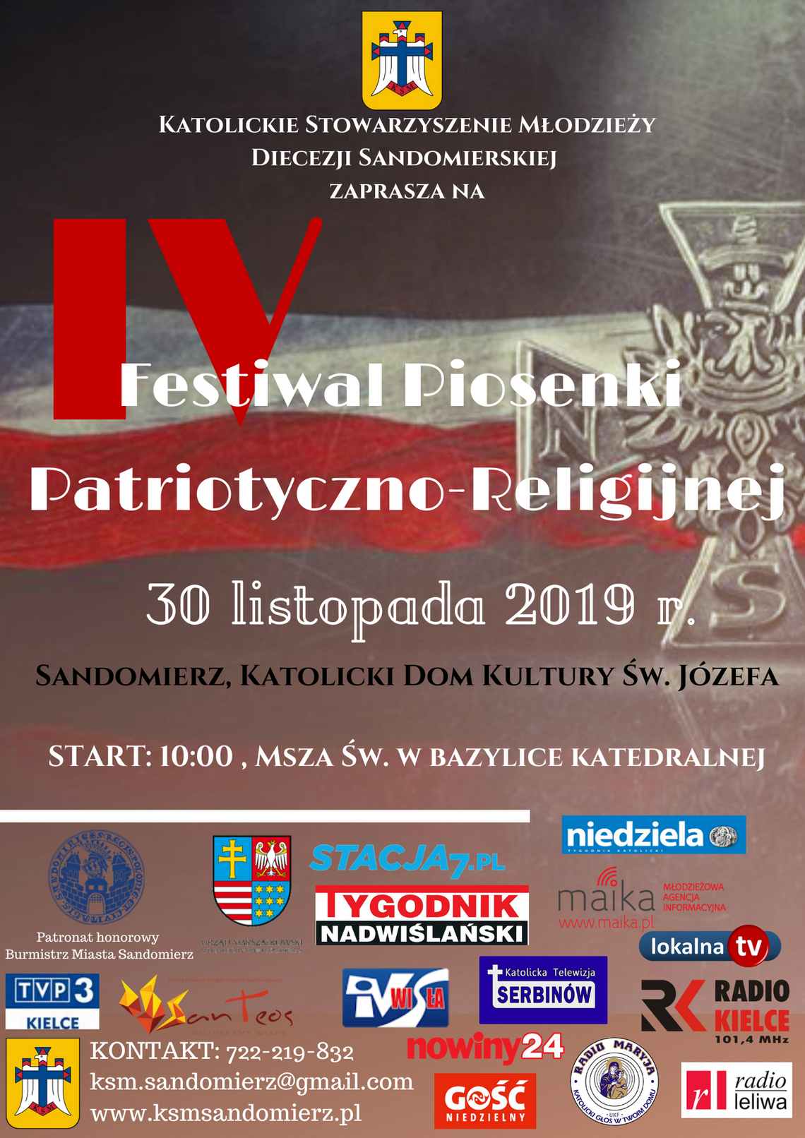 IV Festiwal Piosenki Patriotyczno-Religijnej przed nami!
