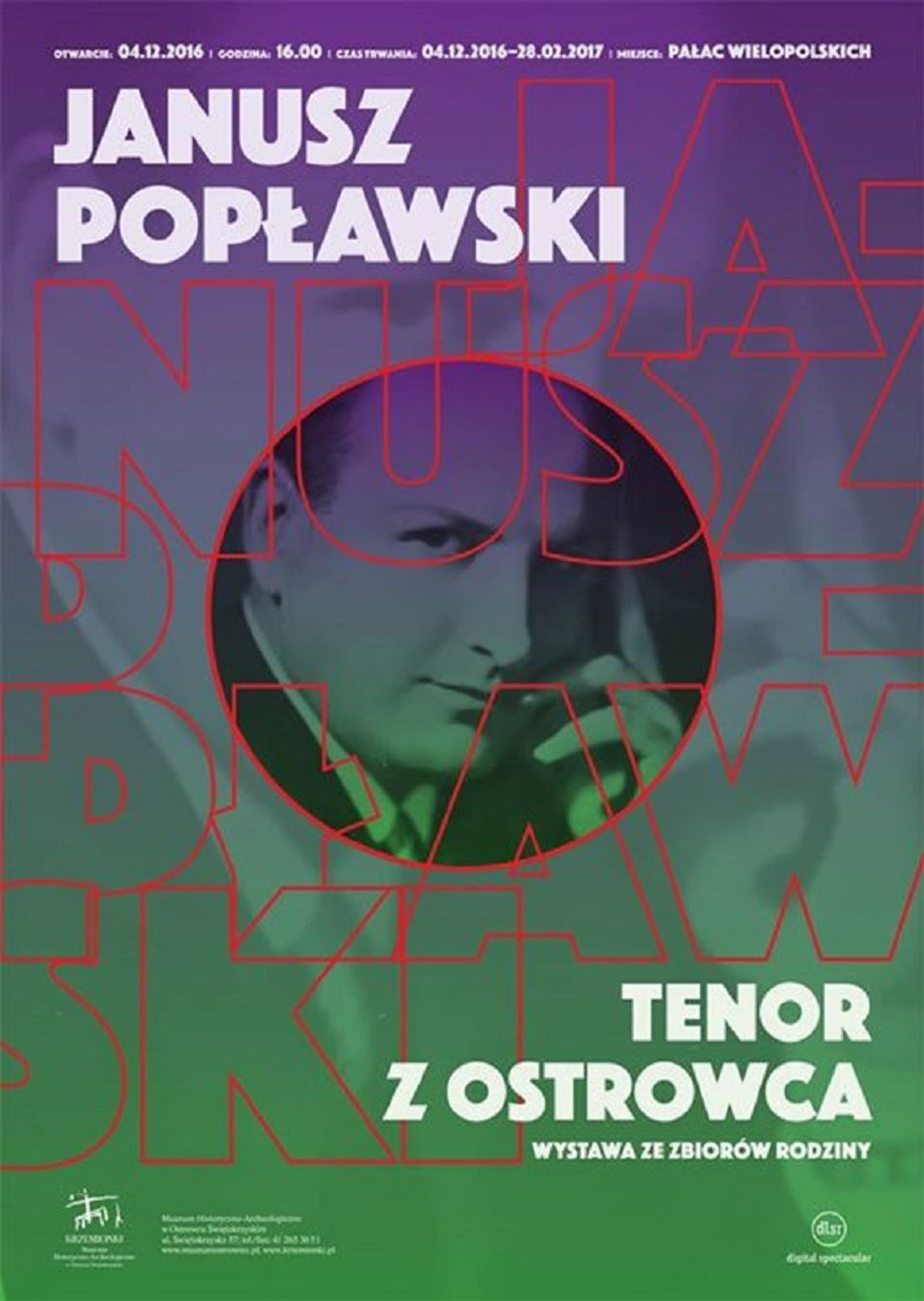 Janusz Popławski - tenor z Ostrowca. Wystawa ze zbiorów rodziny