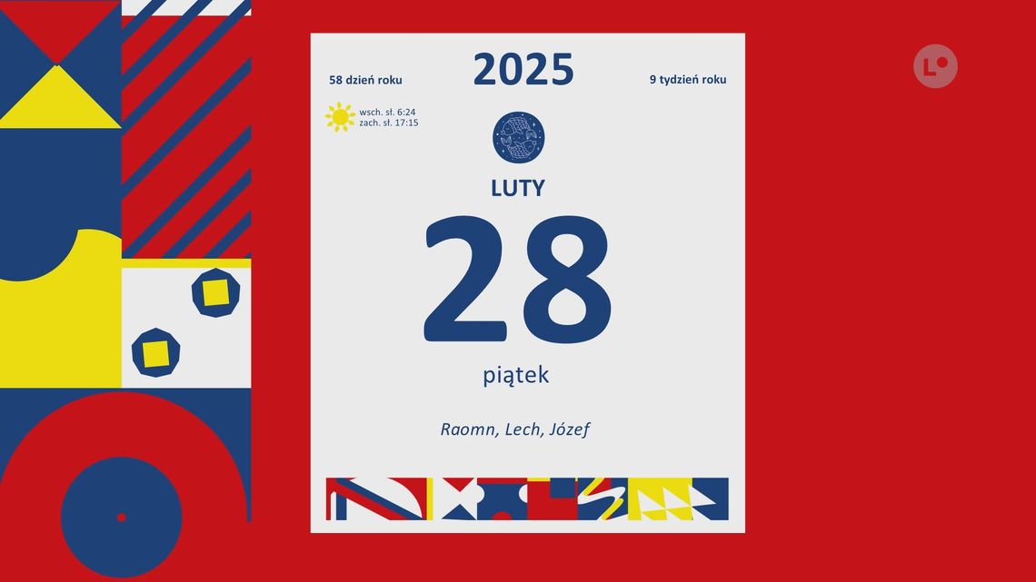 Kartka z kalendarza - 28.02.2025 r. Kartka z kalendarza - 28.02.2025 r.