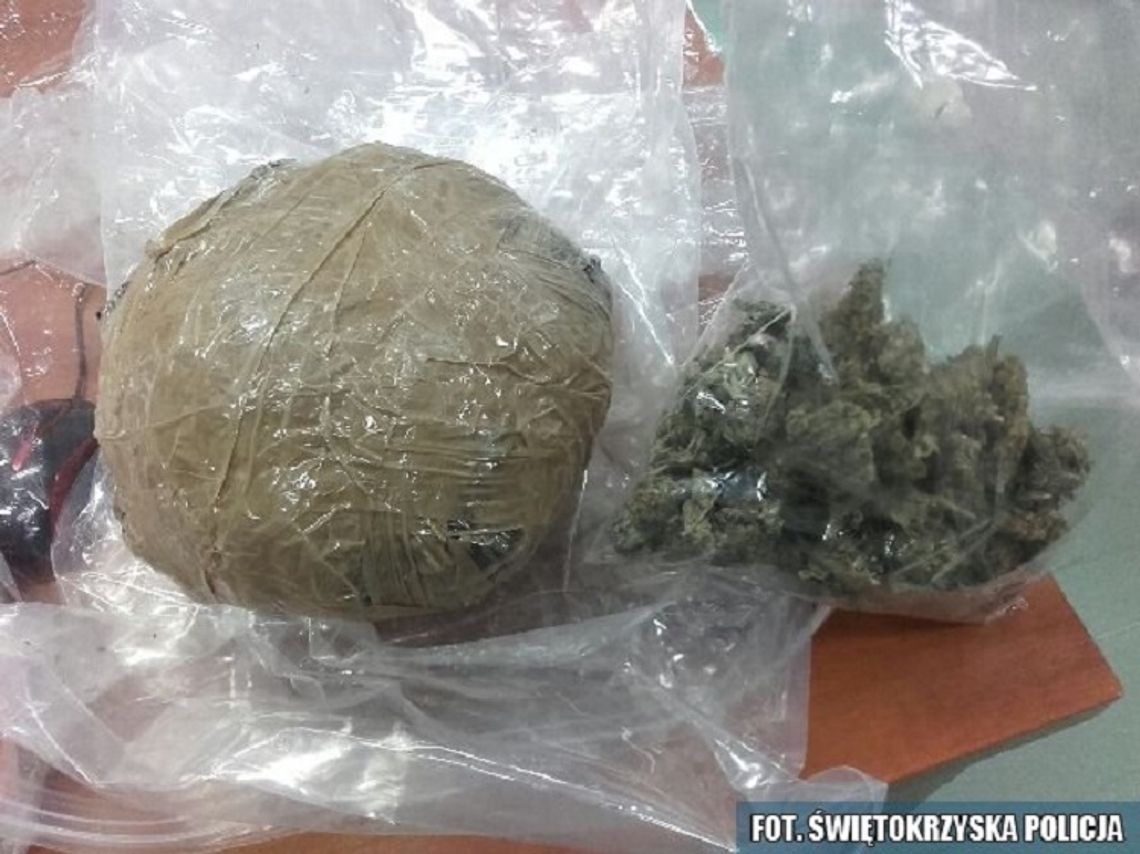KIELCE: Dwóch zatrzymanych i 800 gramów marihuany