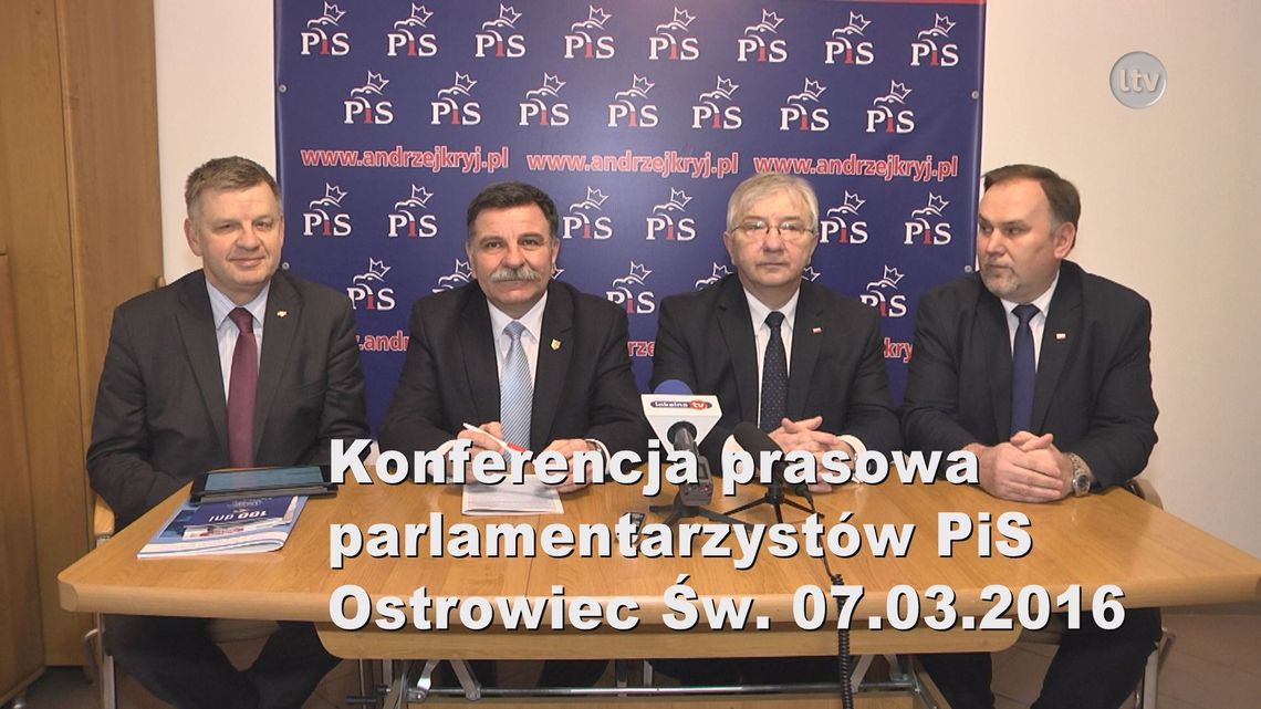 Konferencja prasowa parlamentarzystów - 07.03.2016
