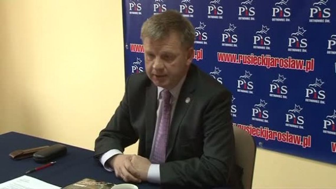 Konferencja prasowa posła Jarosława Rusieckiego 18.02.2013r.