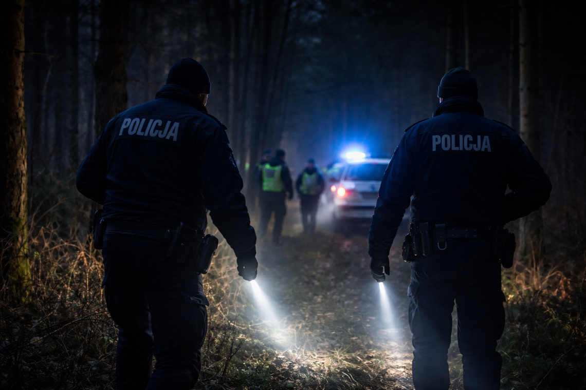 Minuty miały znaczenie. Policja odnalazła zaginionego mieszkańca Bałtowa