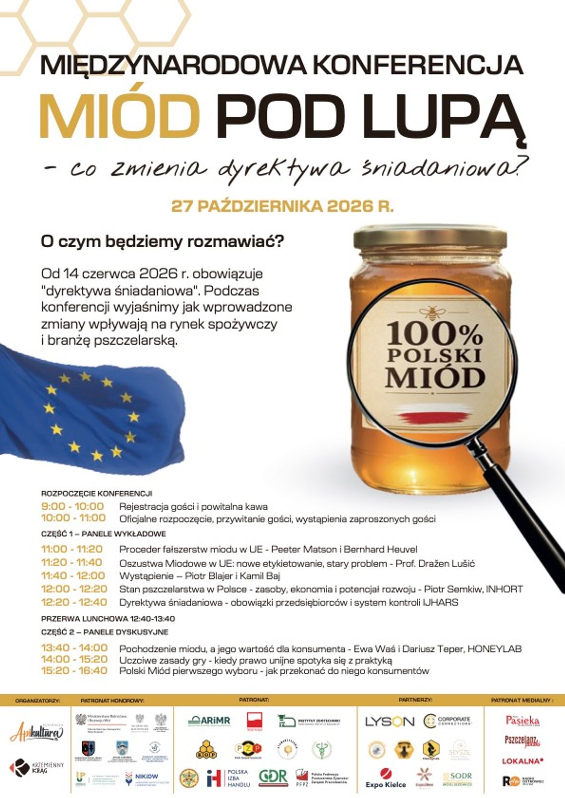 Miód pod lupą: konferencja w Ostrowcu o nowych przepisach i walce z fałszowaniem produktu Miód pod lupą: konferencja w Ostrowcu o nowych przepisach i walce z fałszowaniem produktu