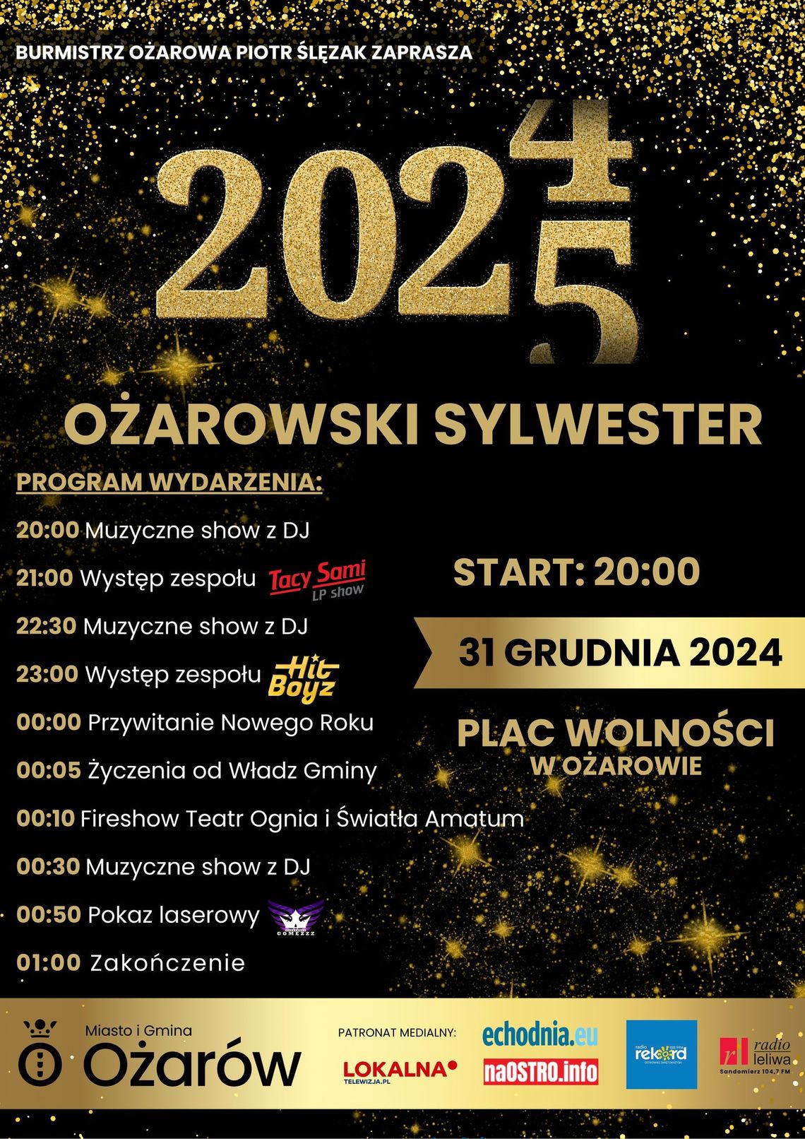 Nie może Cię zabraknąć – Ożarowski Sylwester 2024 Nie może Cię zabraknąć – Ożarowski Sylwester 2024
