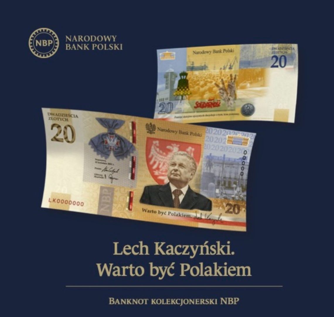 Nowy banknot z wizerunkiem Lecha Kaczyńskiego