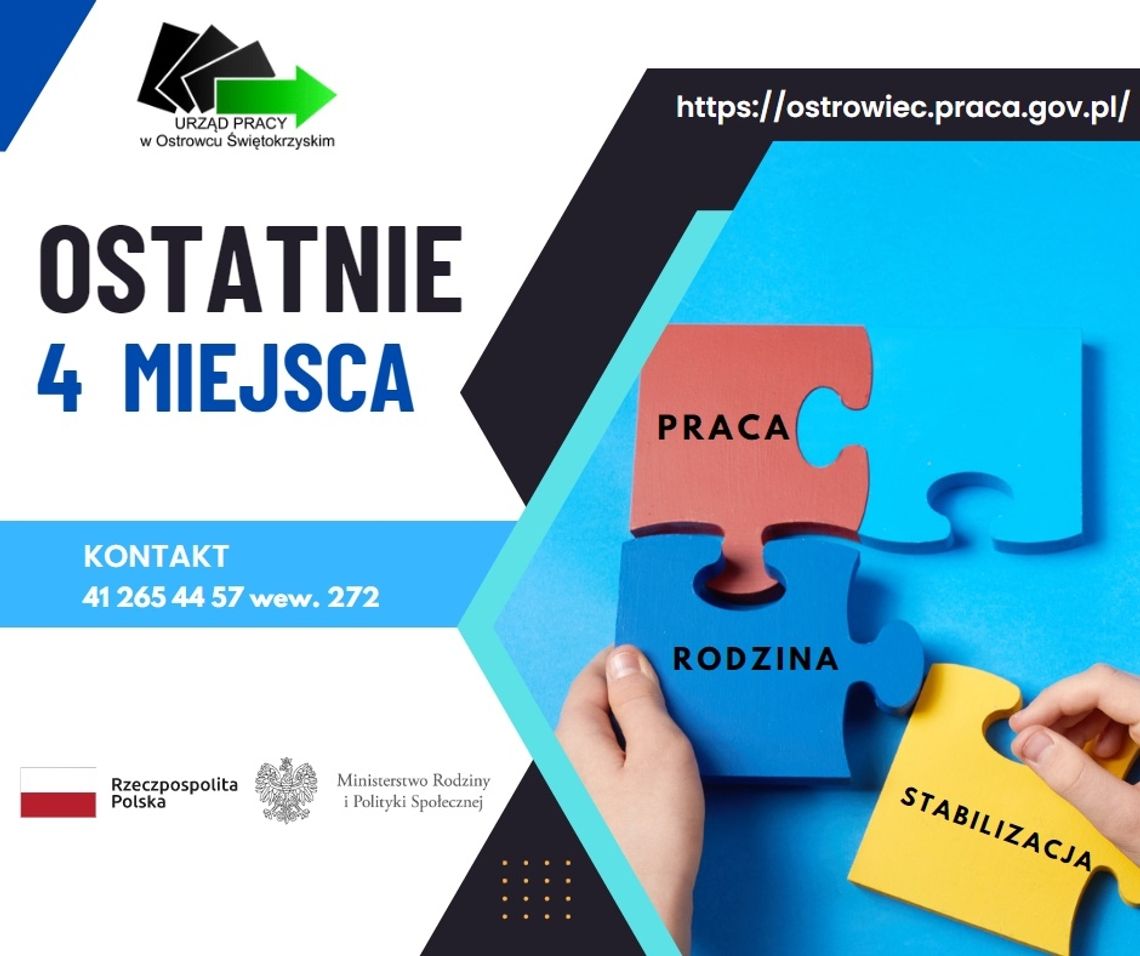 Ostatnie wolne miejsca dla szukających pracy