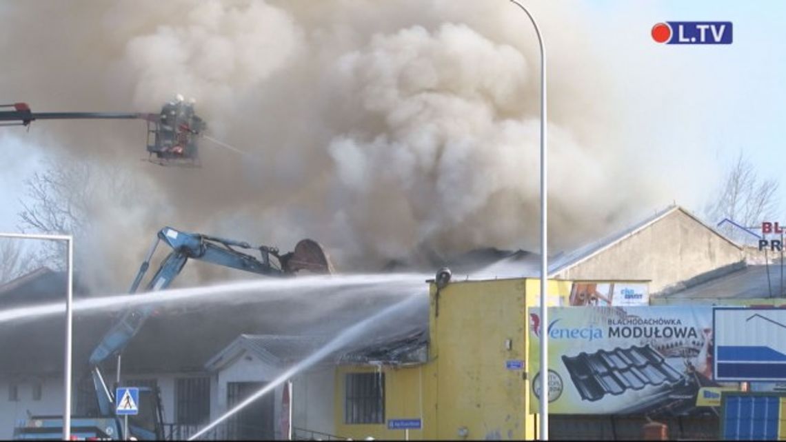 Ostrowieccy strażacy walczyli z wielkim pożarem