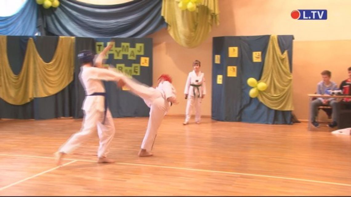 Ostrowiecka młodzież lubi lekcje w-fu