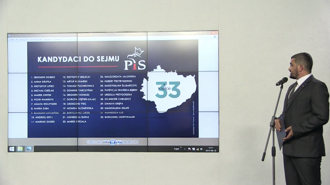 PiS opublikowało listy wyborcze. Trzech kandydatów z Ostrowca 
