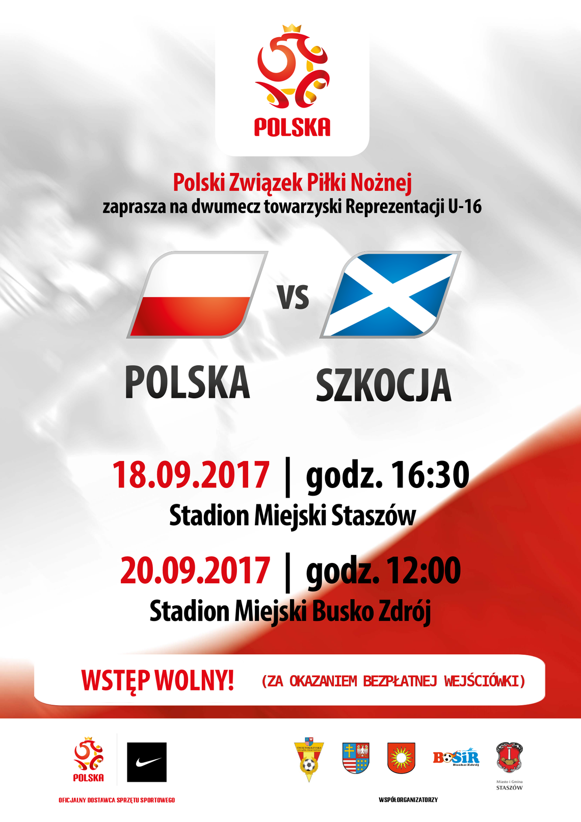 Polska - Szkocja U16 w Staszowie 