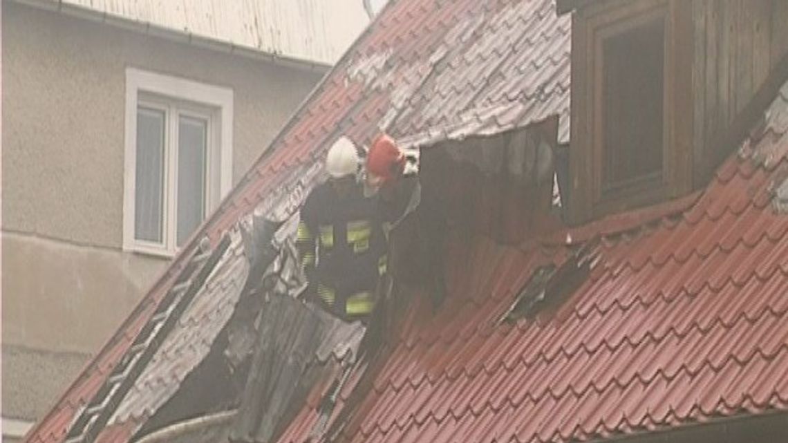 Pożar plebanii w Kałkowie Pożar plebanii w Kałkowie