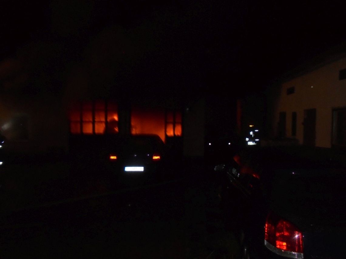 Pożar w Kunowie 