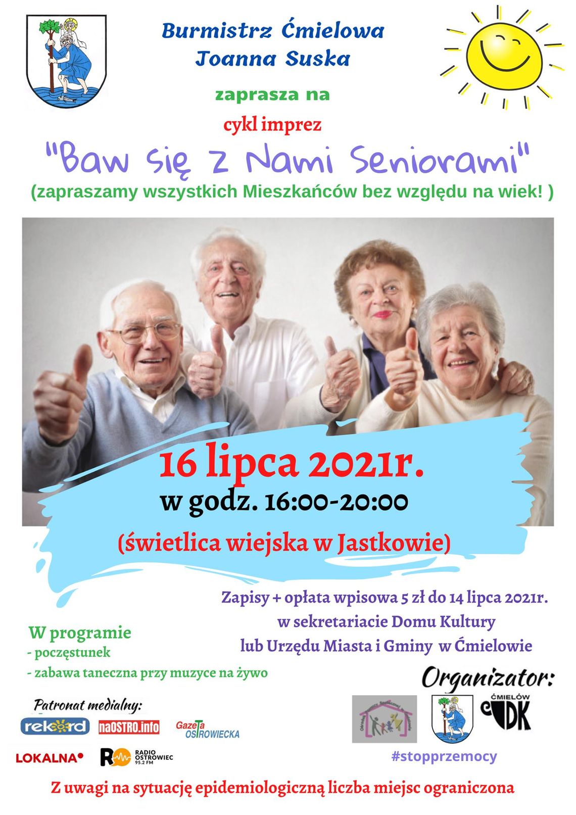 Seniorzy zapraszają na zabawę w Jastkowie