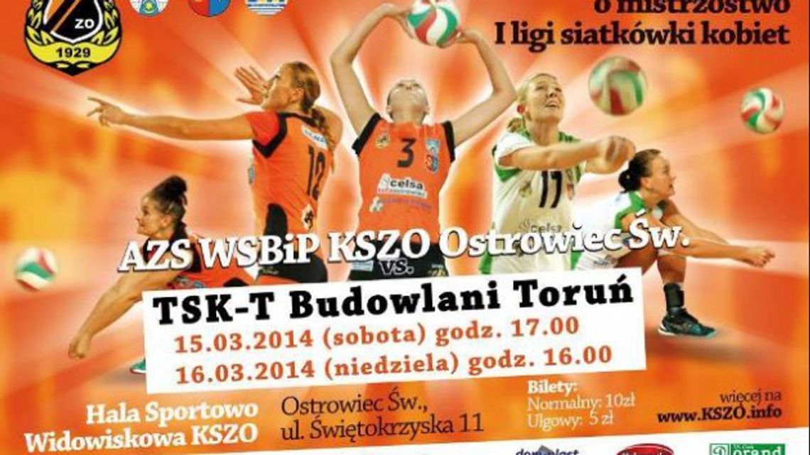 Siatkarskie mecze play-off w Ostrowcu