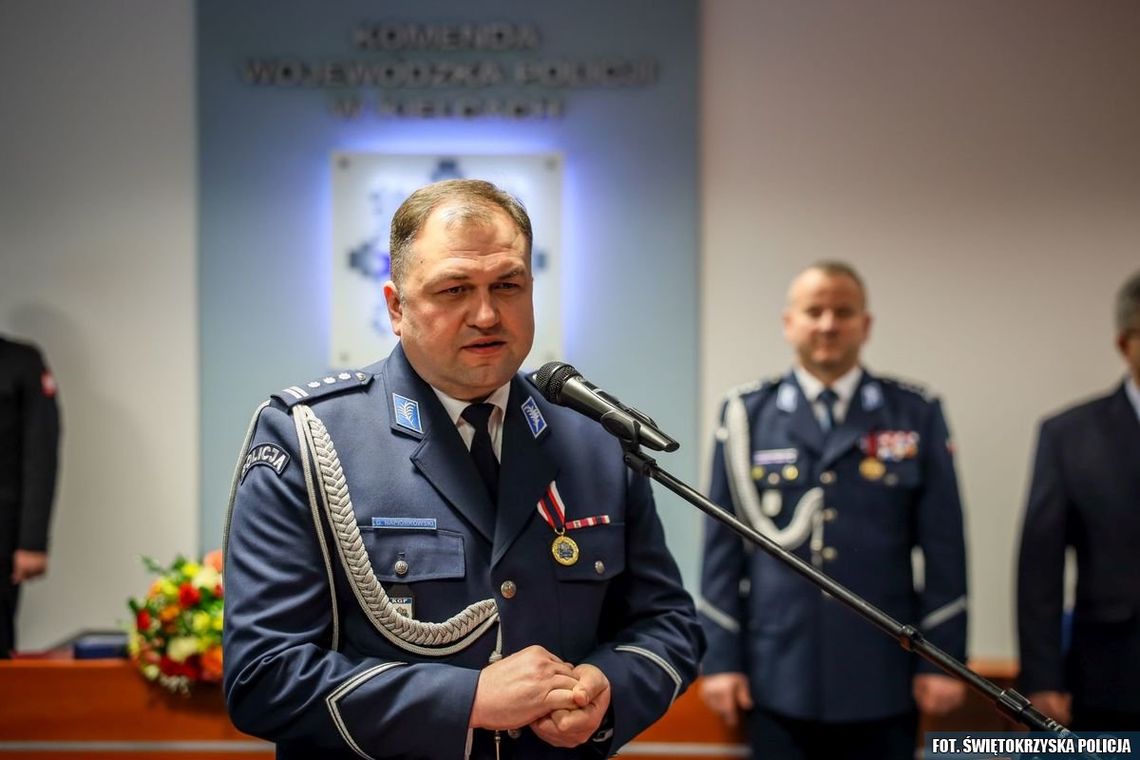 Świętokrzyscy policjanci mają nowego komendanta