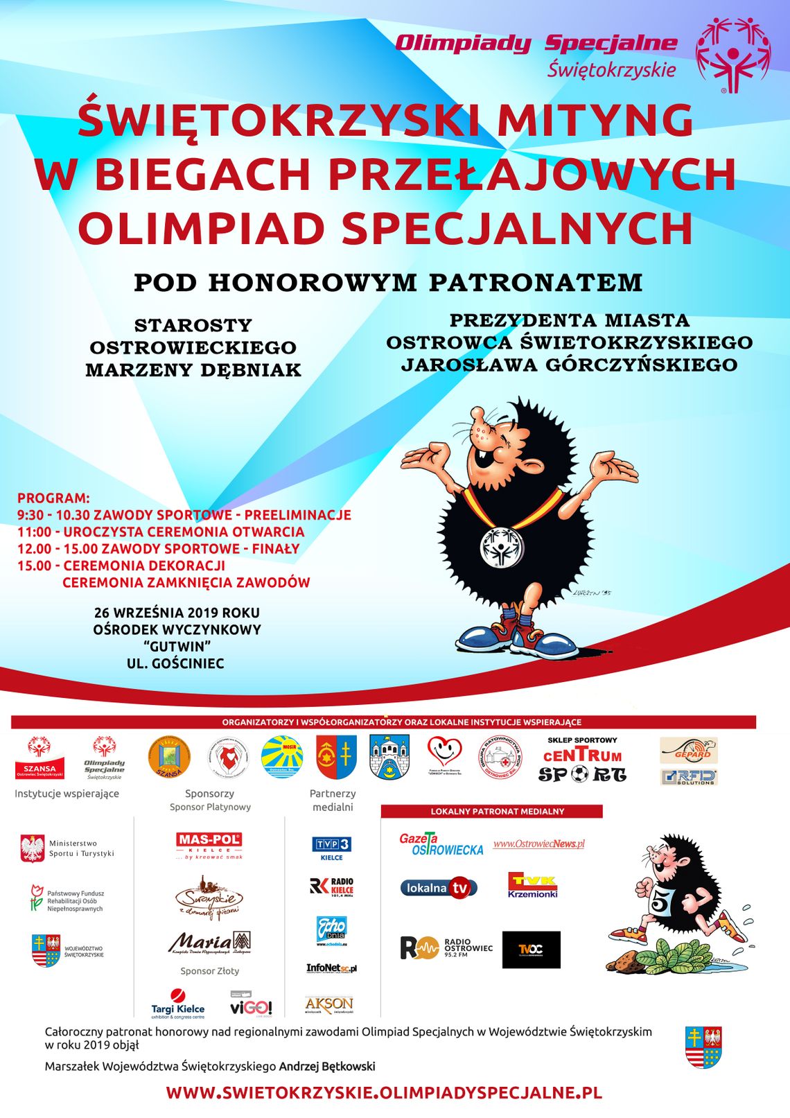 Świętokrzyski Mityng w Biegach Przełajowych Olimpiad Specjalnych już w jutro Świętokrzyski Mityng w Biegach Przełajowych Olimpiad Specjalnych już w jutro