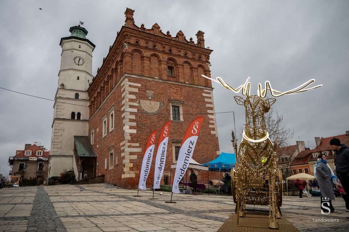 Sylwester pod gwiazdami w Sandomierzu Plakat Sylwestra pod gwiazdami w Sandomierzu