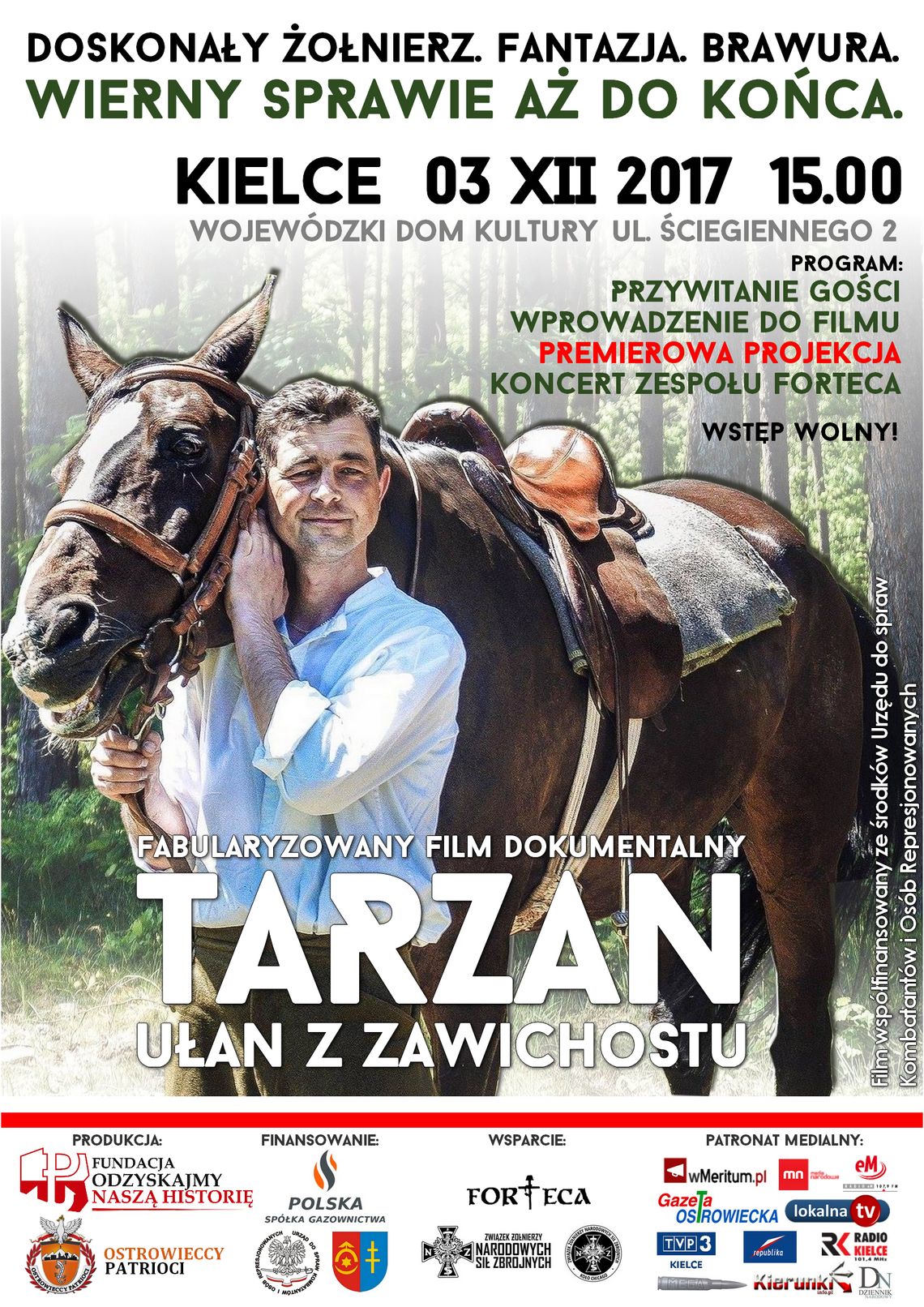 ,,Tarzan - ułan z Zawichostu" będzie miał swoją premierę