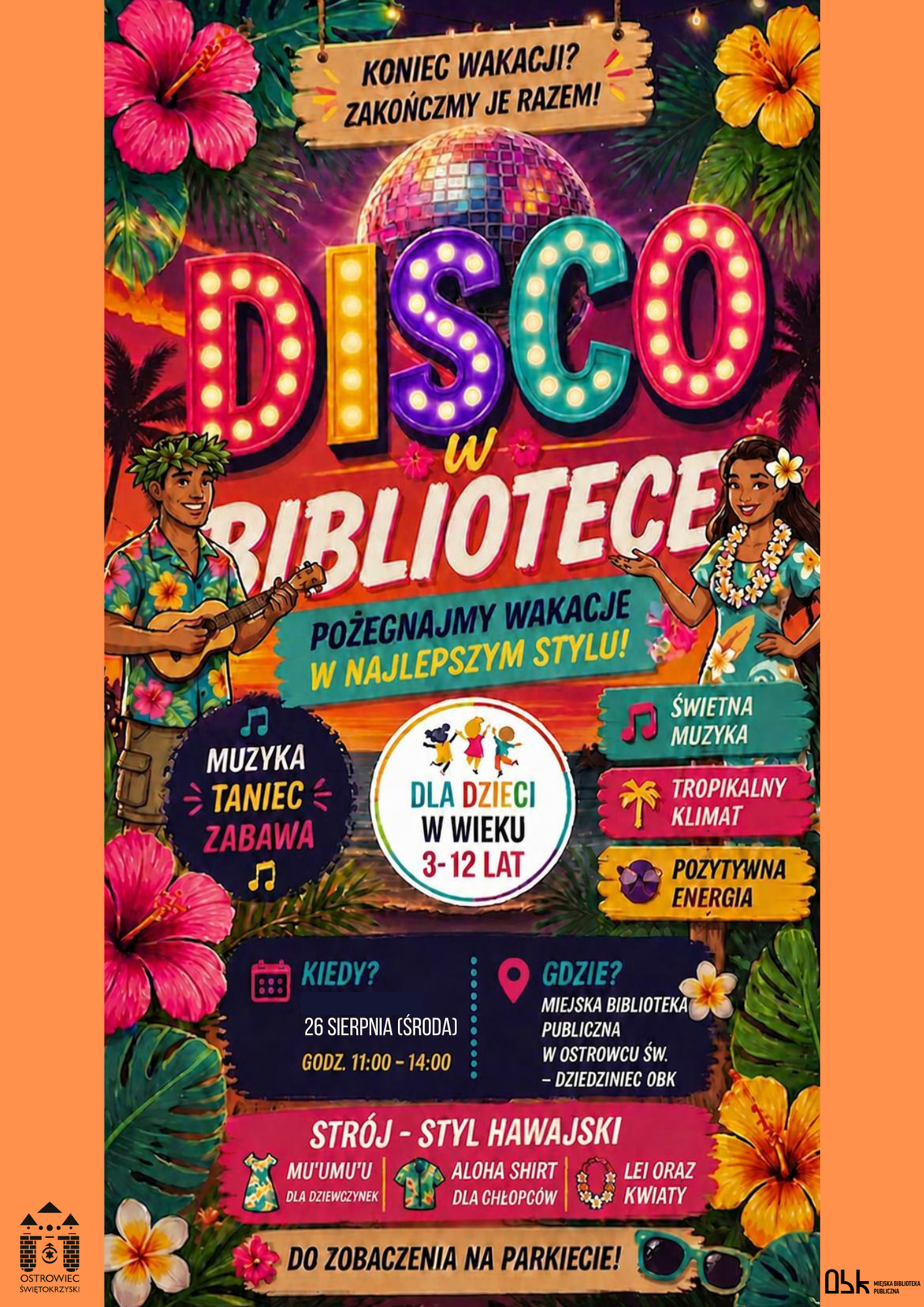 To będzie hawajskie disco w bibliotece To będzie hawajskie disco w bibliotece