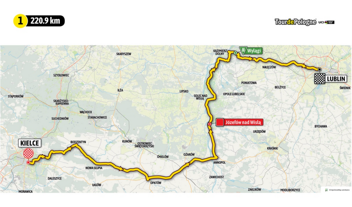 Tour de Pologne 2022 wystartuje w Kielcach