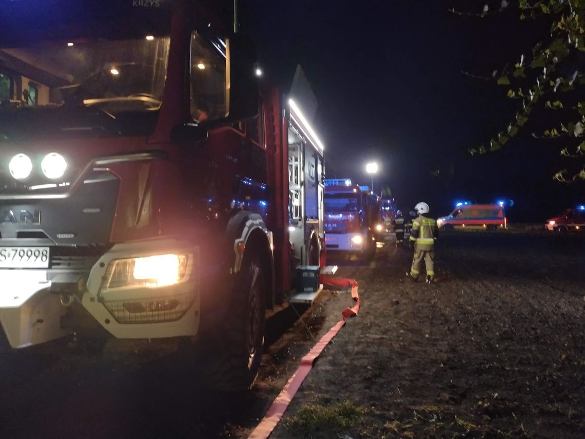 Tragiczny bilans pożaru w gminie Waśniów Tragiczny bilans pożaru w gminie Waśniów