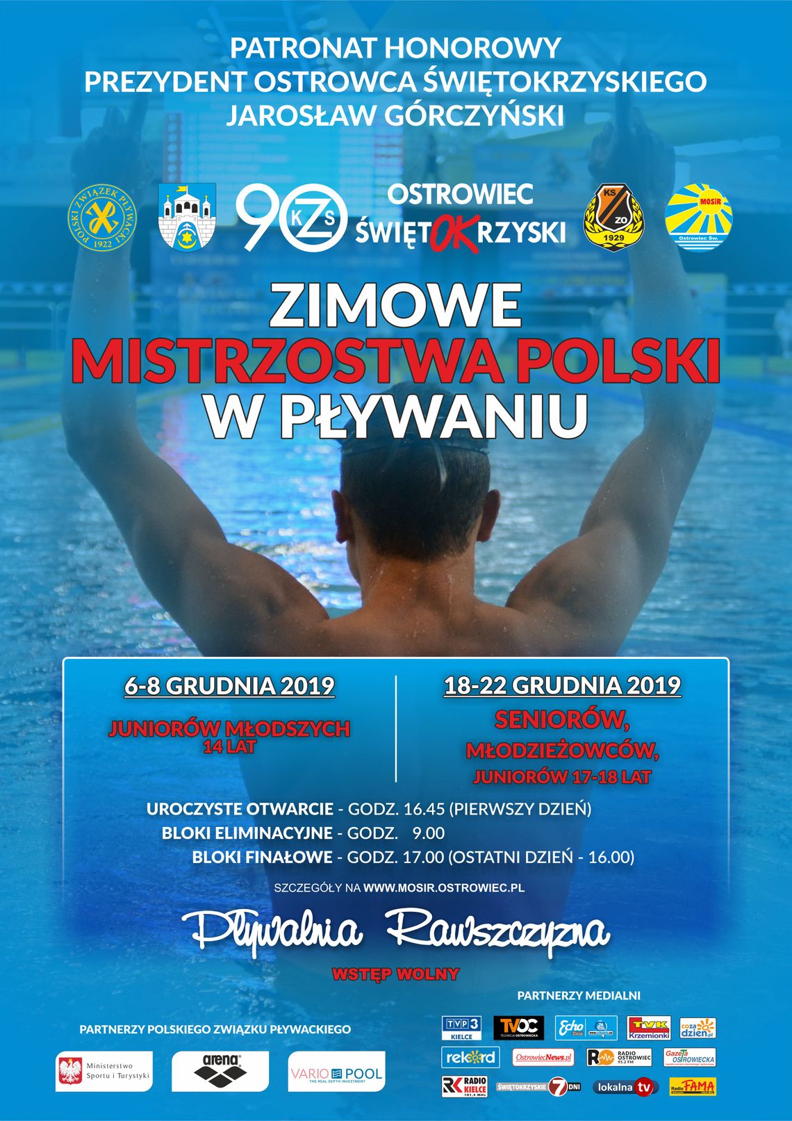 W grudniu Rawszczyzna zostanie stolicą polskiego pływania