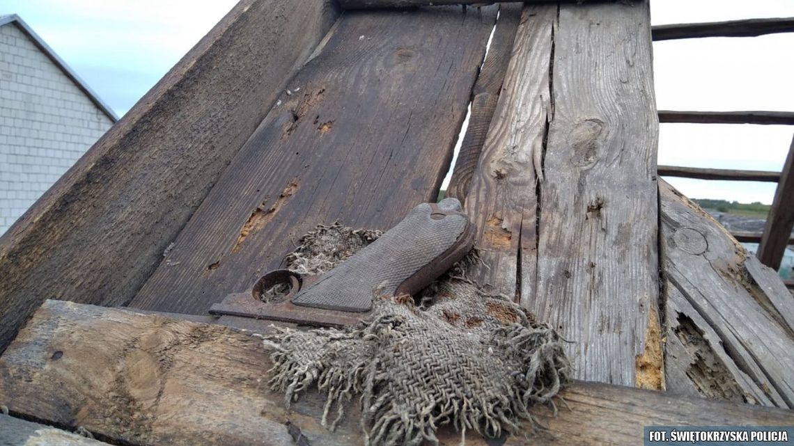 W stodole znaleziono broń