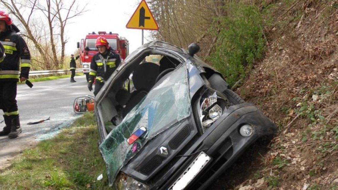 Wypadek drogowy w Rudce Bałtowskiej Wypadek drogowy w Rudce Bałtowskiej