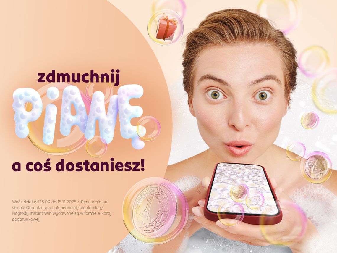 Zdmuchnij pianę w apce Rossmanna