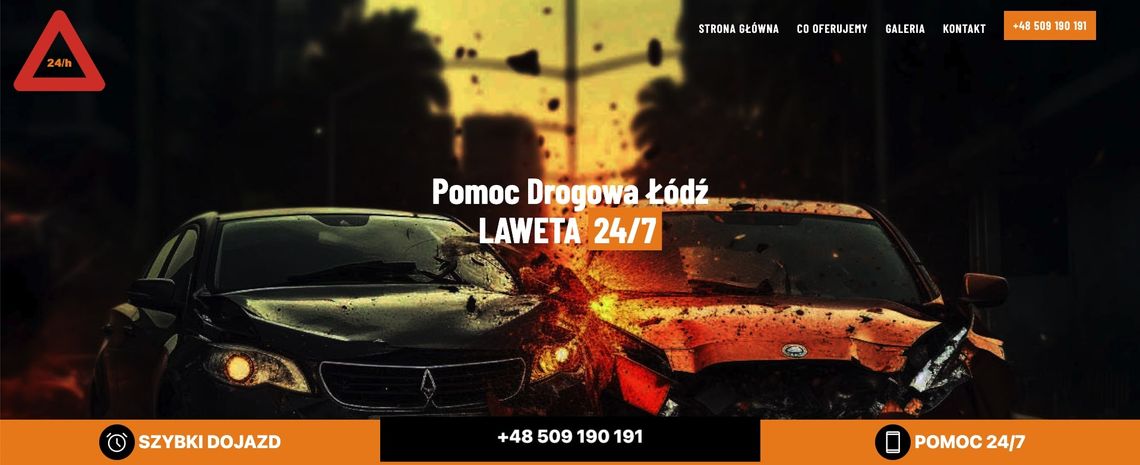 Pomoc Drogowa Łódź, Autostrada A2 - LAWETA 24/7