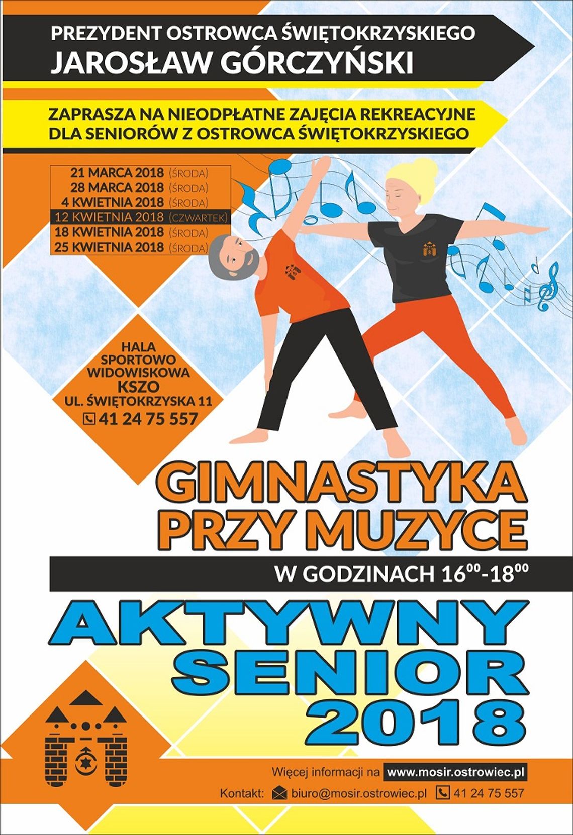 Aktywny Senior 2018 - gimnastyka przy muzyce